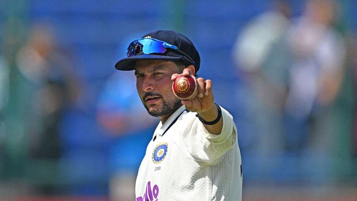 Kuldeep takes five as West Indies struggle in second Test