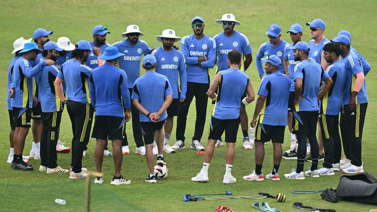 India's team members attend a practice session at the Green Park Cricket Stadium in Kanpur on September 25, 2024, ahead of their second cricket Test match against Bangladesh. (Photo: Getty Images)