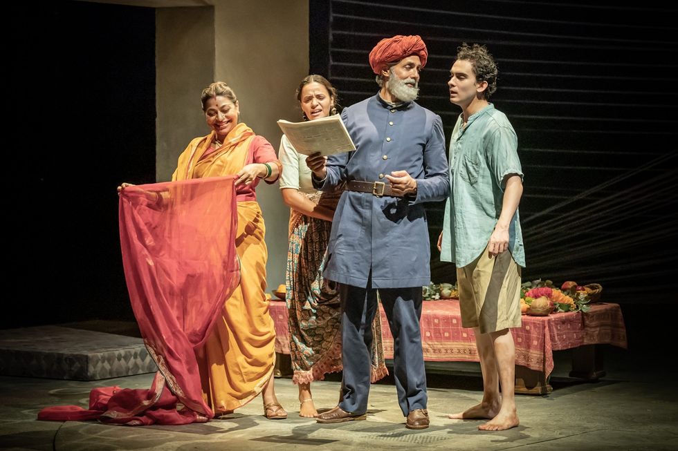 INSET 2 The Father and the Assassin company at the National Theatre 2023. Credits Marc Brenner 0618 1 scaled