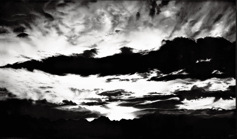INSET 6 Amita Suman choice Robert Longo. Untitled Black Sky. 200000 300000 courtesy Sothebys