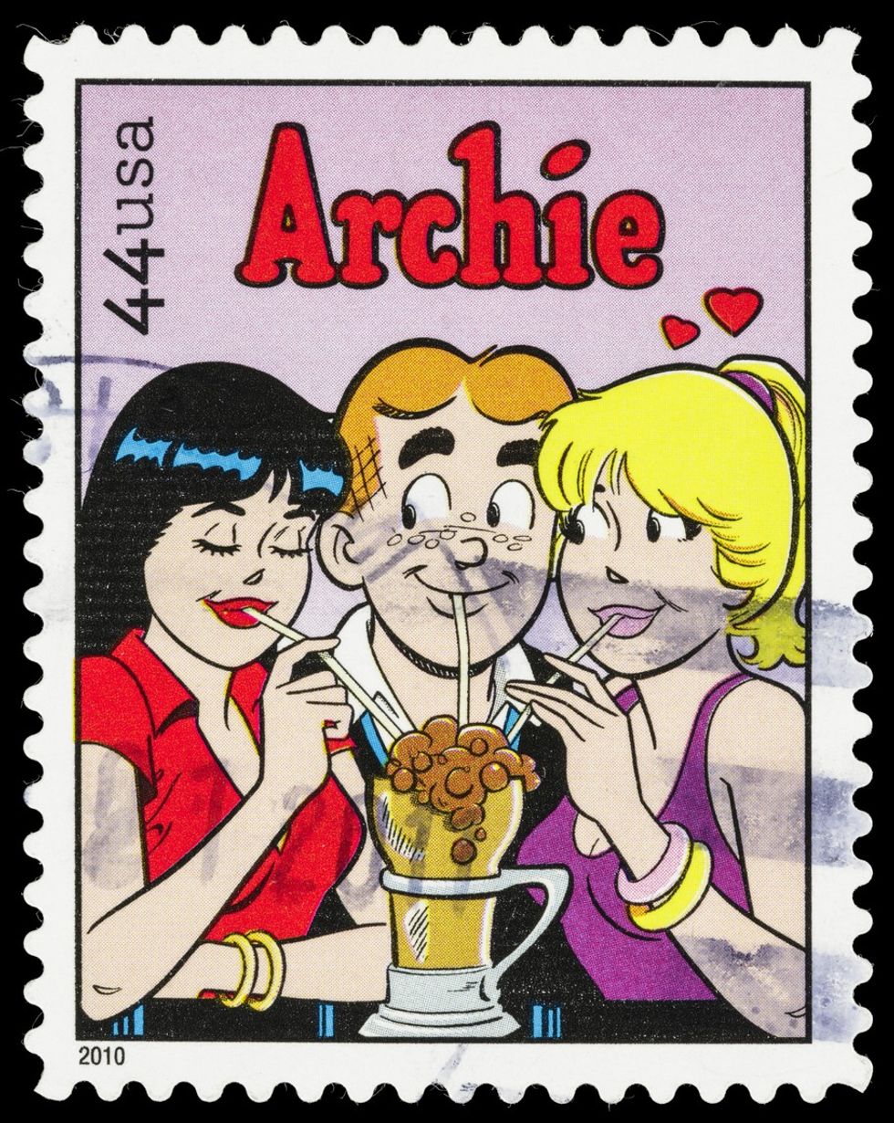 INSET Archie comics stamp