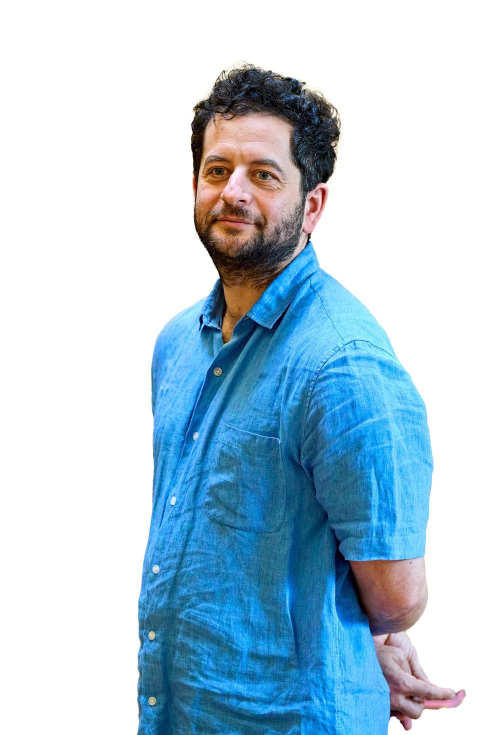 INSET Director Bijan Sheibani in rehearsals of The Cord at Bush Theatre. Photo credit Manuel Harlan. REH 066