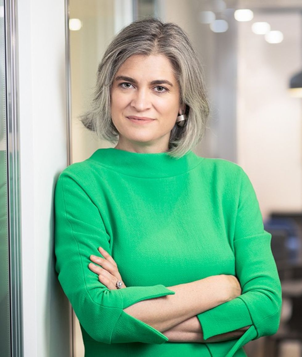 INSET Laura Sanderson UK lead and EMEA co lead of executive search firm Russell Reynolds Associates