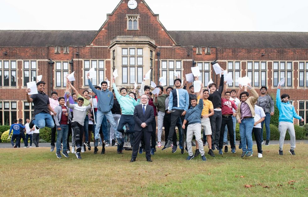 INSET QE Barnet A Level Results CREDIT Eleanor Bentall