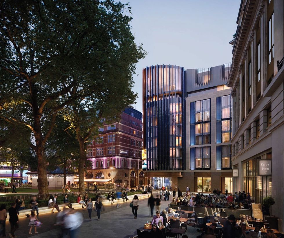 INSET The Londoner Images of new hotel in Leicester Square 3