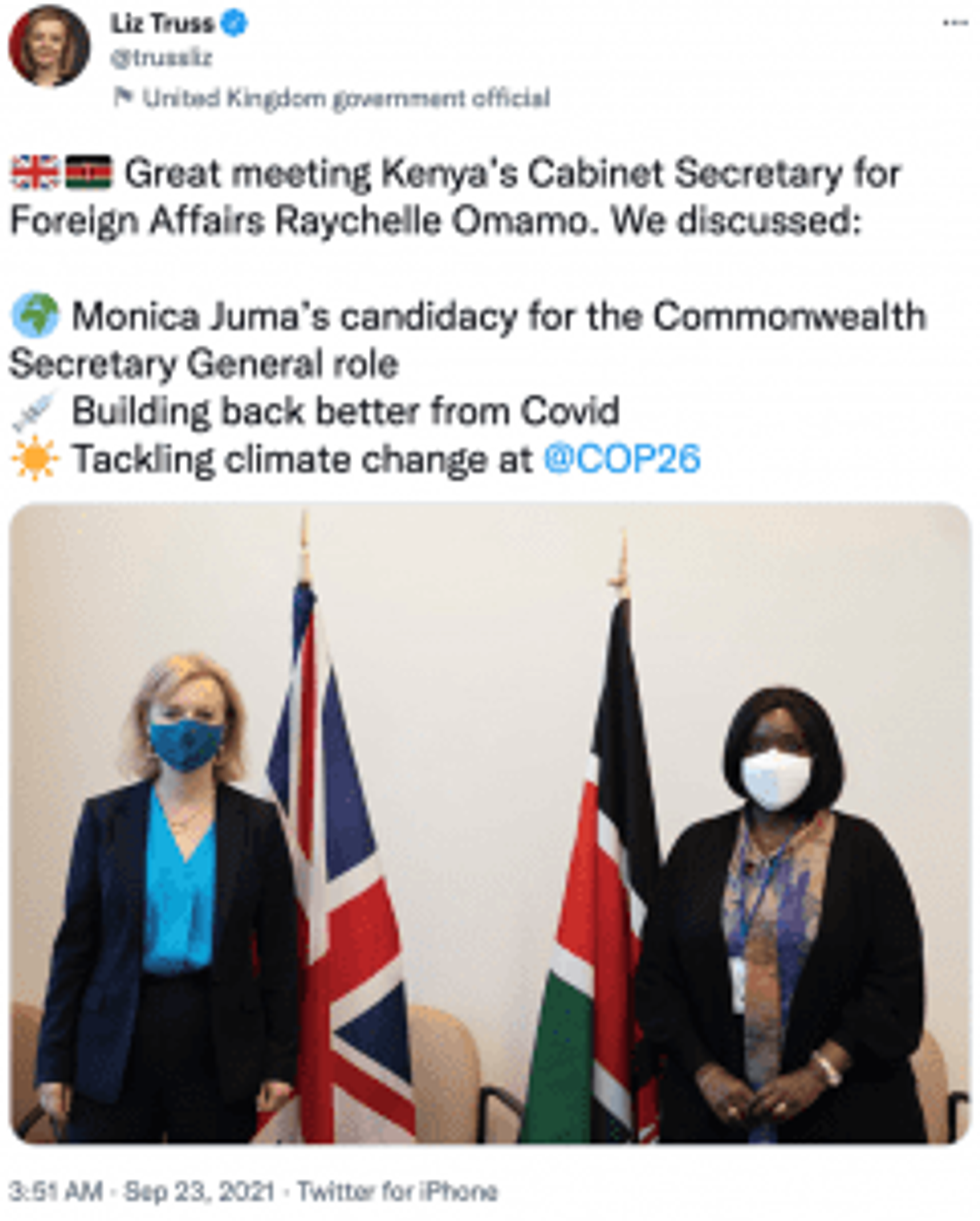 INSET Tweet Liz Truss 2 with pic