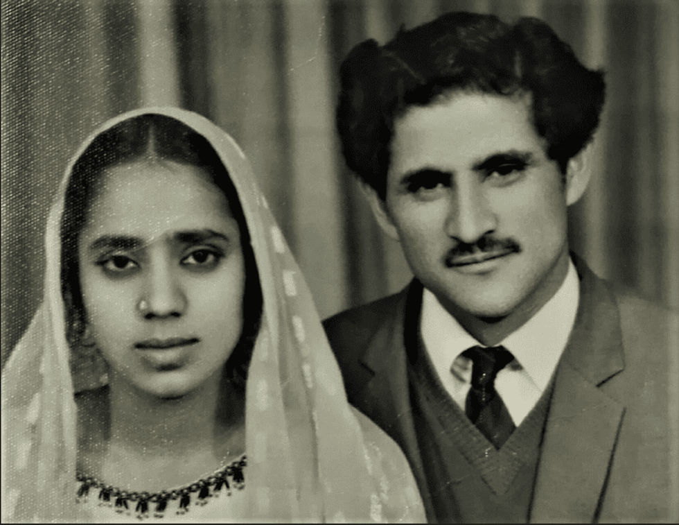 INSET Vaseem parents. father Mohammed. mother Naweeda