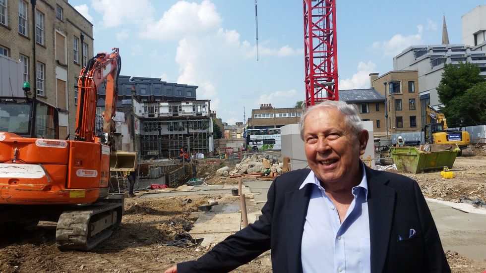 INSET Yusuf Hamied inspects Hamied Court construction site