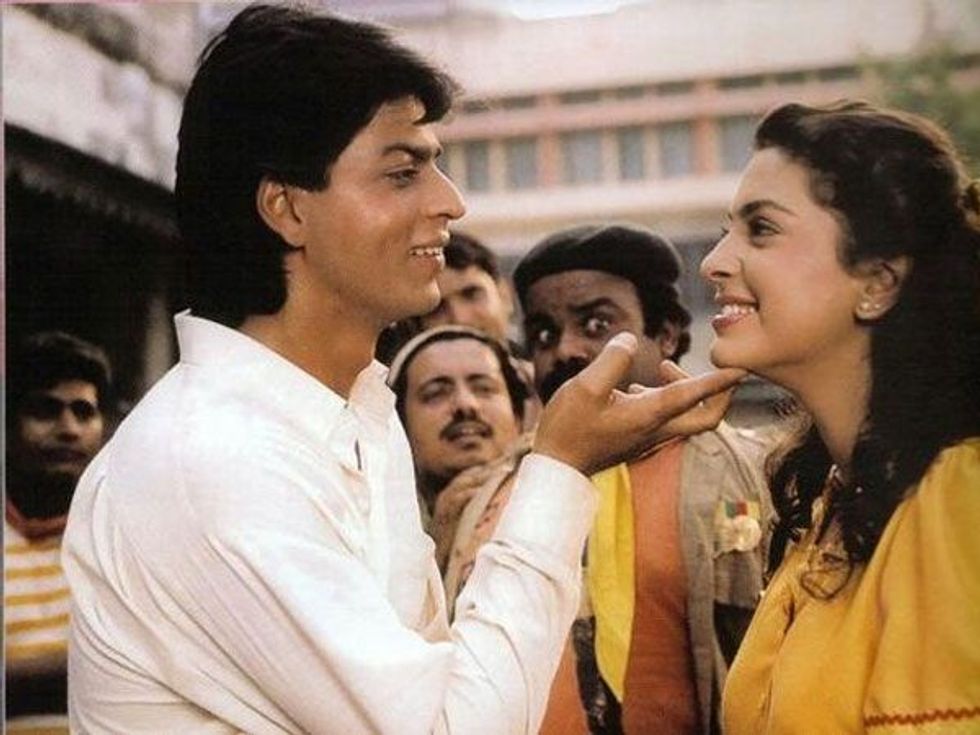 J Juhi Chawla shah rukh khan in Raju Bangaya Gentleman 7e4e