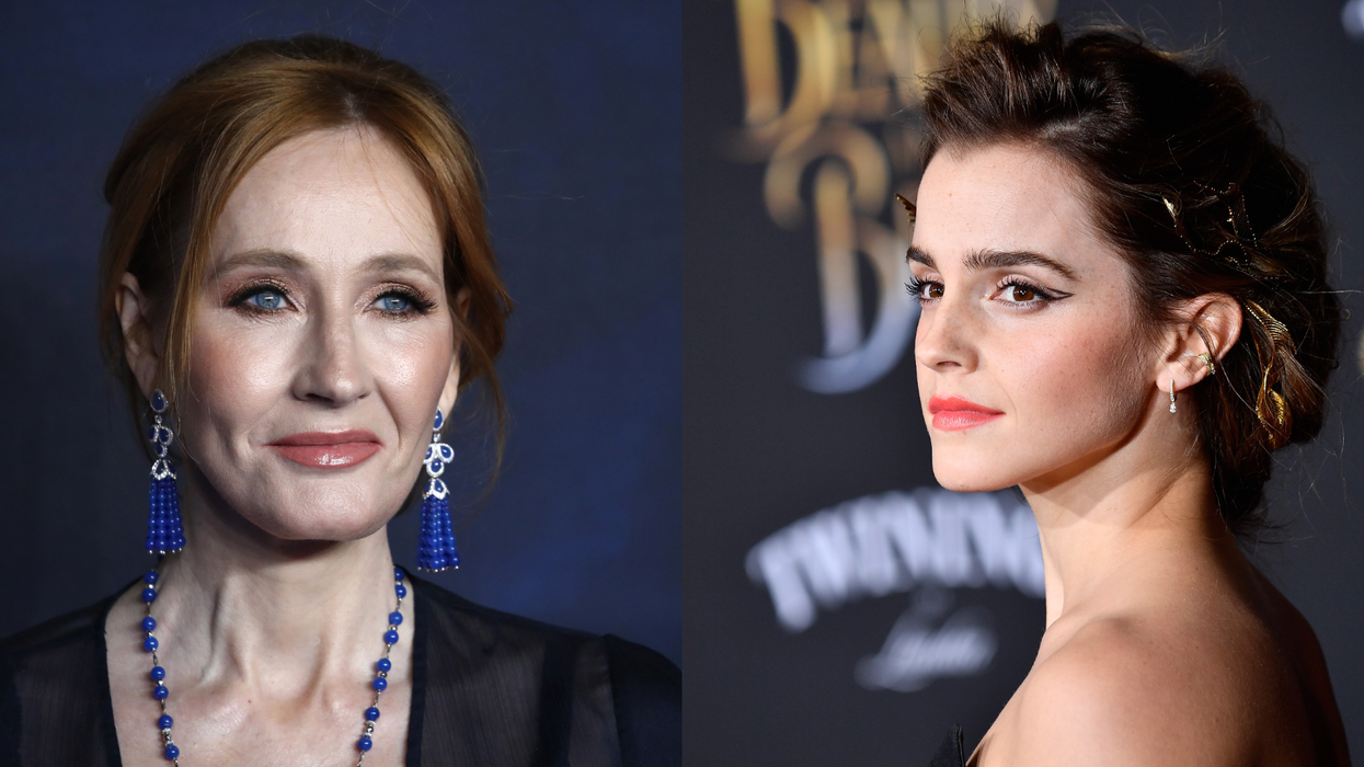 J K Rowling & Emma Watson