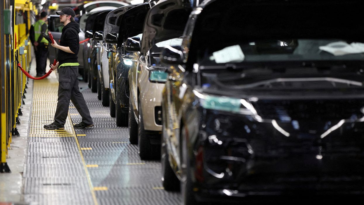 Jaguar Land Rover’s factory in Solihull, Britain
