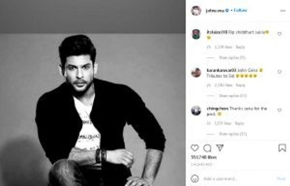 John Cena Sidharth Shukla 3