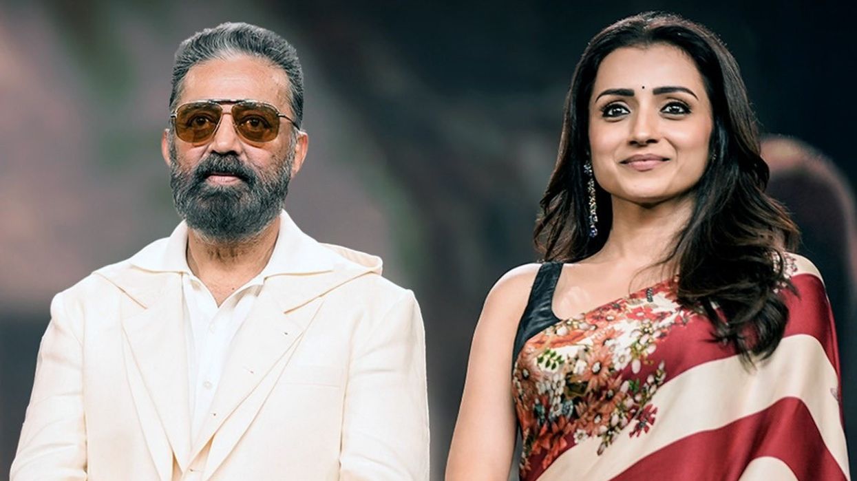 Kamal Haasan and Trisha Krishnan