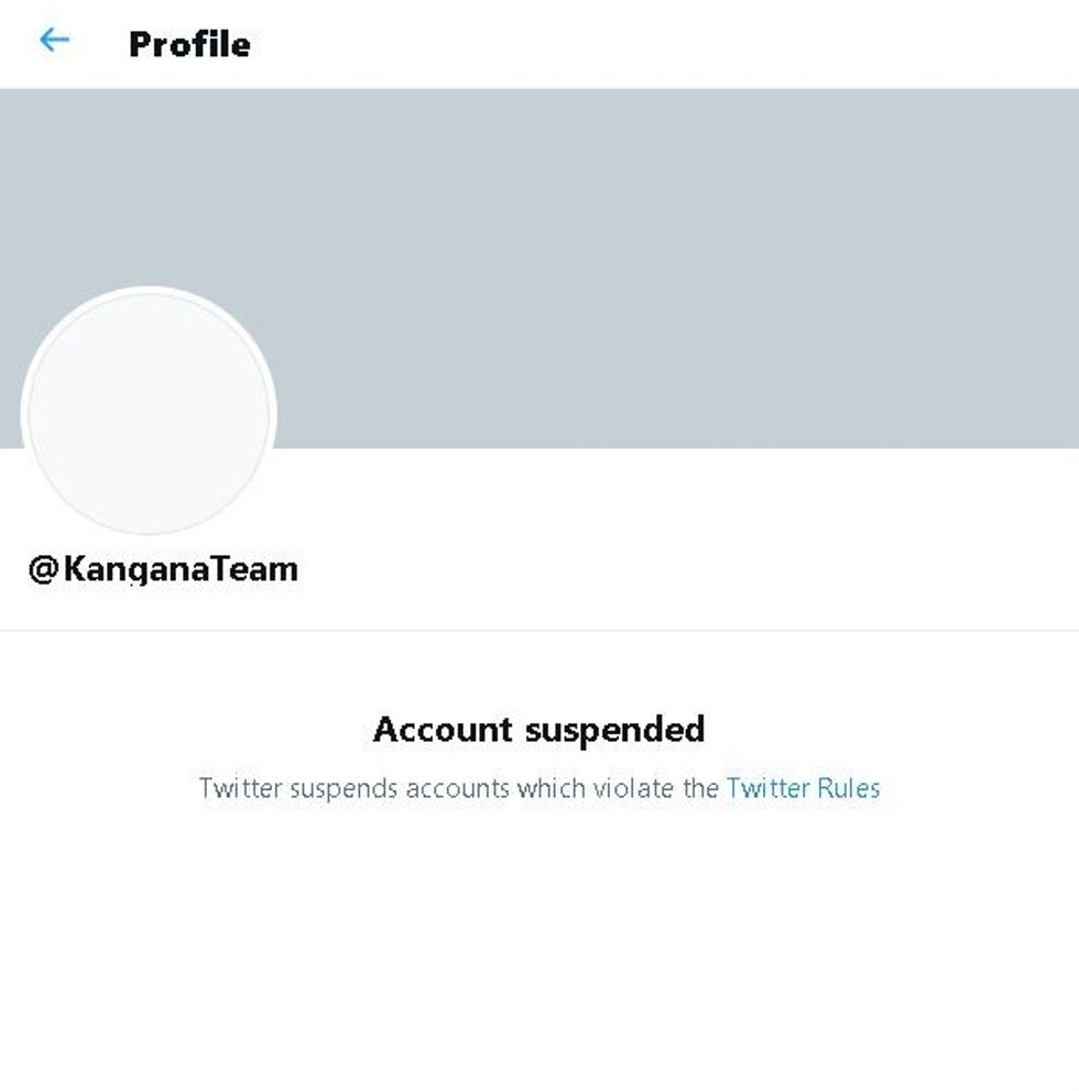 Kangana Ranaut Twitter