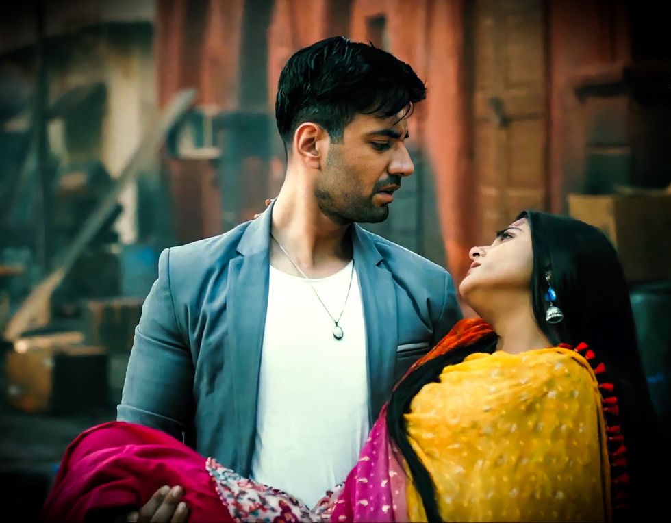 Karanvir Sharma with Debattama Saha in Shaurya Aur Anokhi Ki Kahani