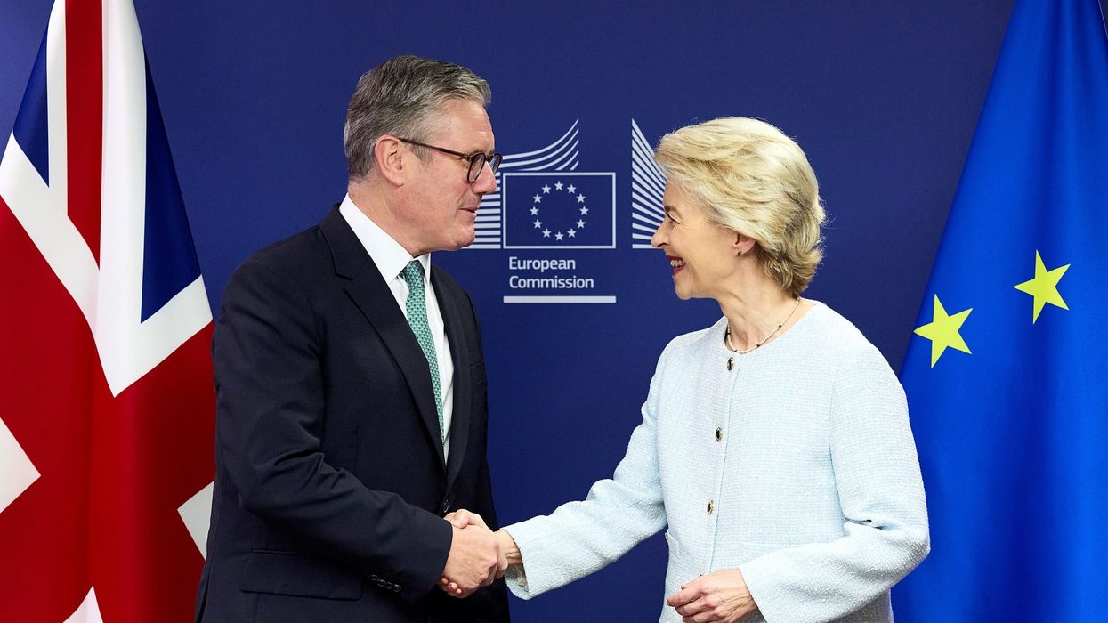 Keir Starmer and European Commission president Ursula von der Leyen attend a press conference at the European Commission headquarters on October 2, 2024 in Brussels, Belgium. (Photo: Getty Images)