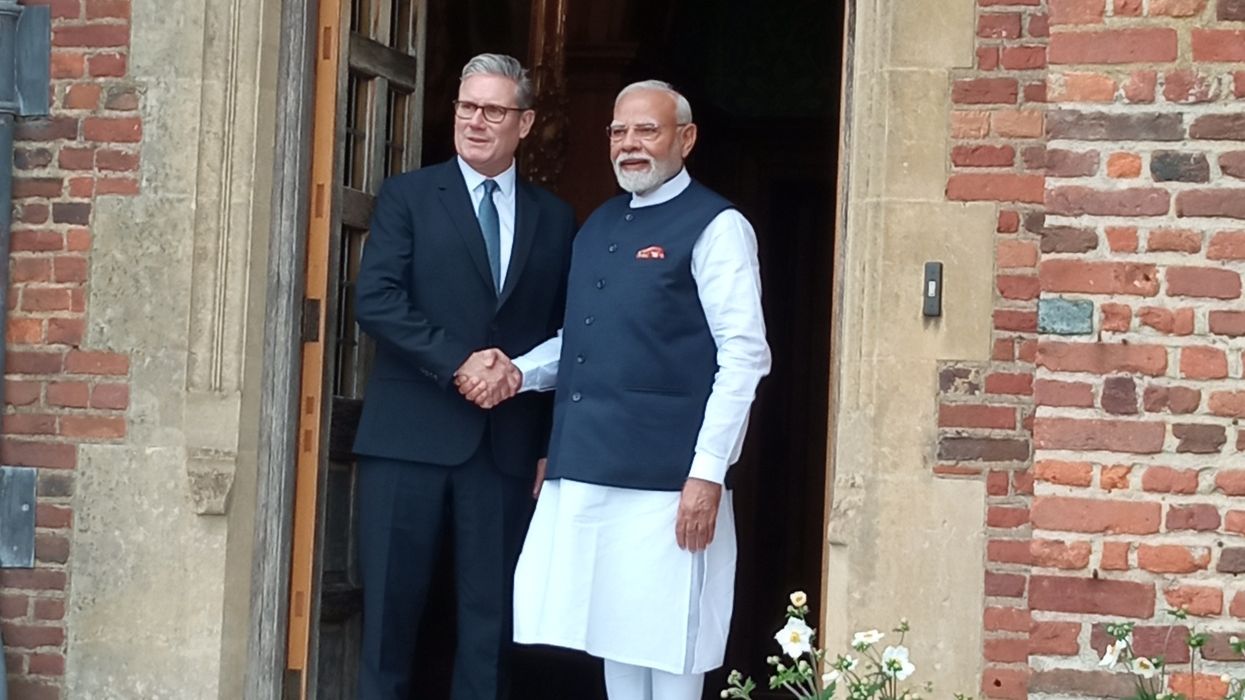Keir Starmer and Narendra Modi