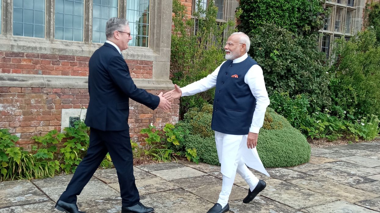 Keir Starmer and Narendra Modi