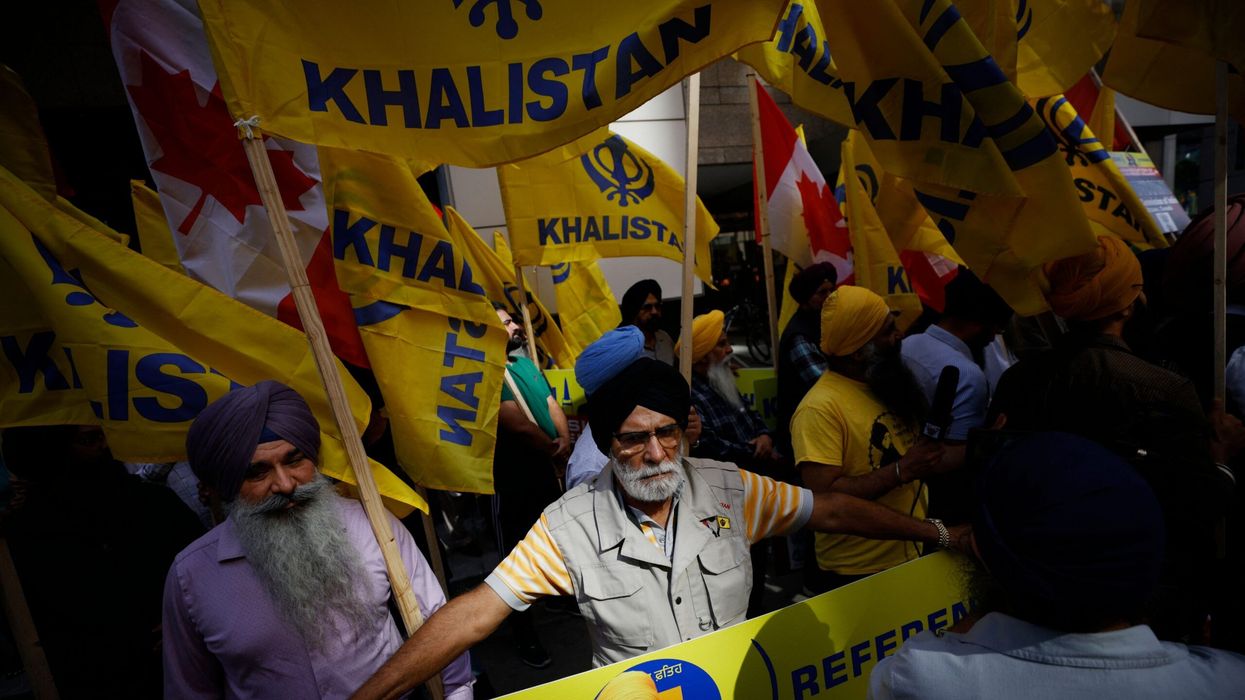 Khalistan supporters