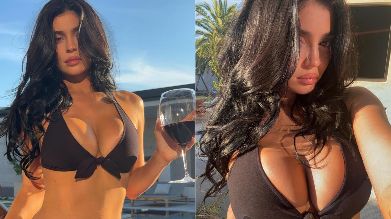Kylie Jenner stuns in black bikini as she kicks off 28th birthday celebrations