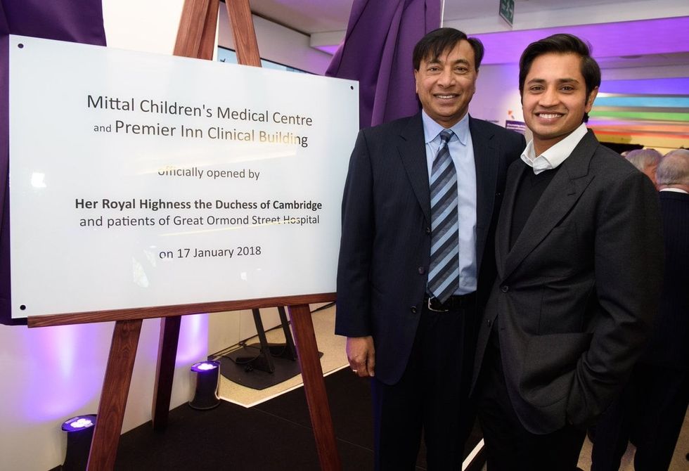 Lakshmi and Aditya Mittal