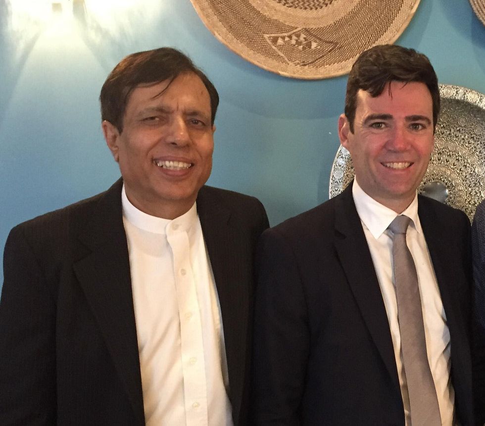 LEAD Chand tributes 8 with Andy Burnham
