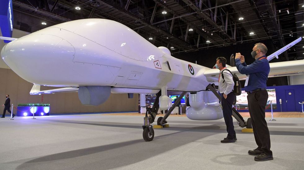 LEAD India arms INSET Seaguardian drone GettyImages 1238681651