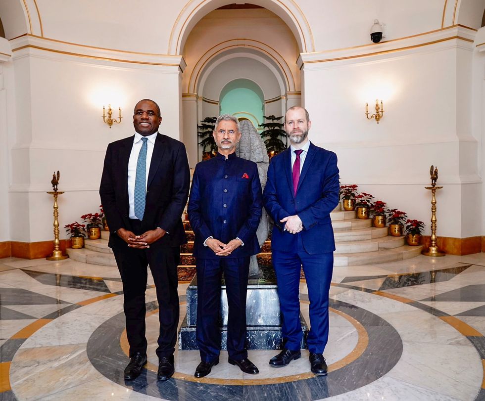 LEAD Indians David Lammy Jaishankar in India CREDIT ANI Photo