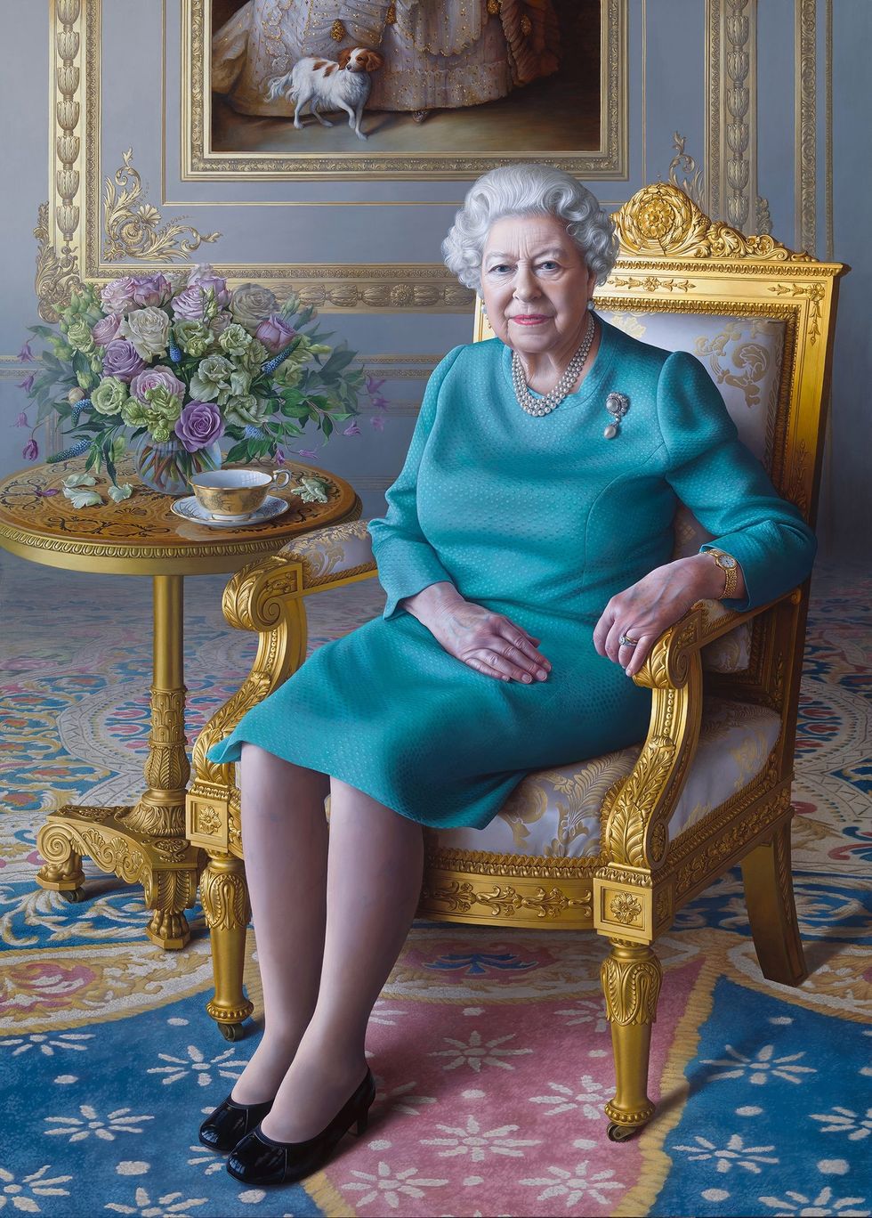 LEAD INSET 1 2020 Miriam Escofet RP Portrait of HM The Queen for the FCO