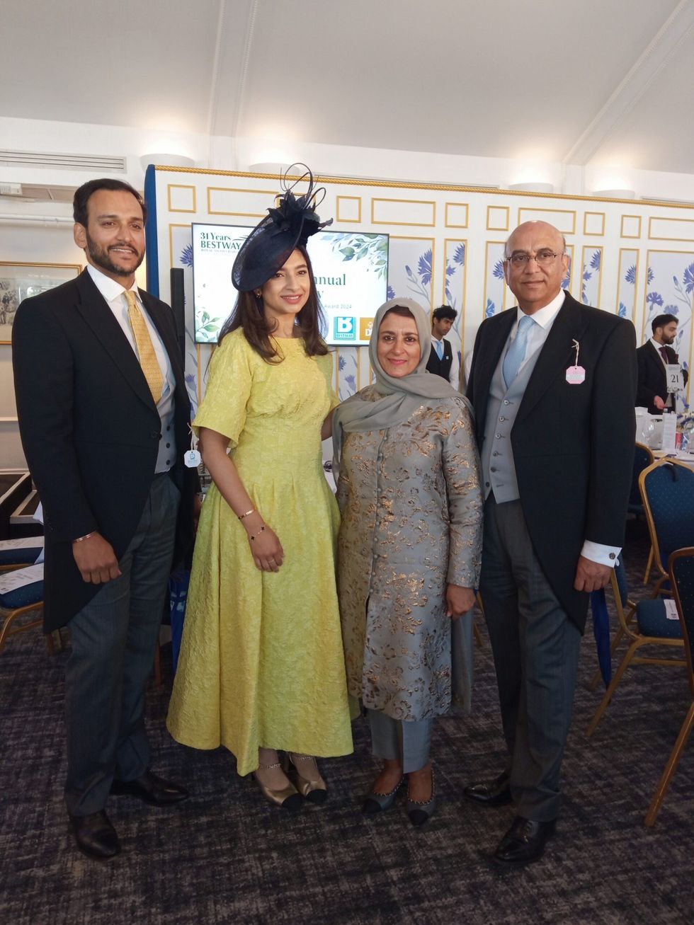 LEAD Inset 1 Bestway Royal Ascot day pic three Umair Choudrey. X. X. Lord Zameer Choudrey 21 June 2024