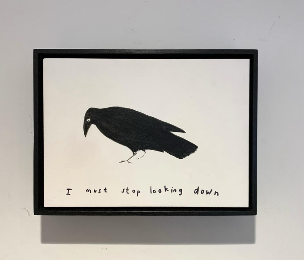 LEAD Inset 5 Asian artists at Summer Exhibition pic six. Akash Bhatt. I must stop looking down 15 June 2024