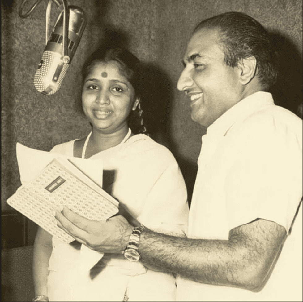 Lead inset Asha Bhosle Mohd Rafi 2f42d