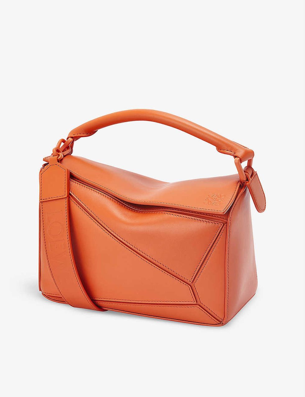 Lead inset COLOURFUL BAGS LOEWE Puzzle small leather shoulder bag www.selfridges.com