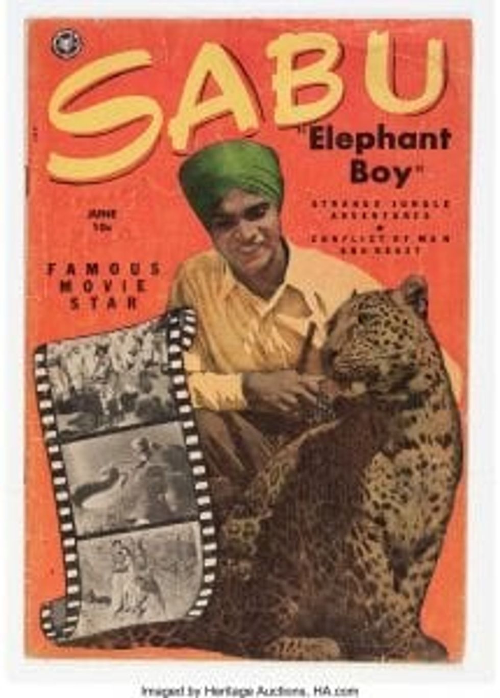 Lead inset Elephant Boy poster f