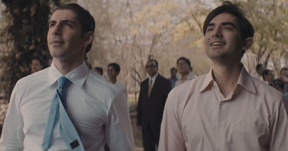 Lead inset Jim Sarbh and Ishwak Singh in Rocket Boys 60