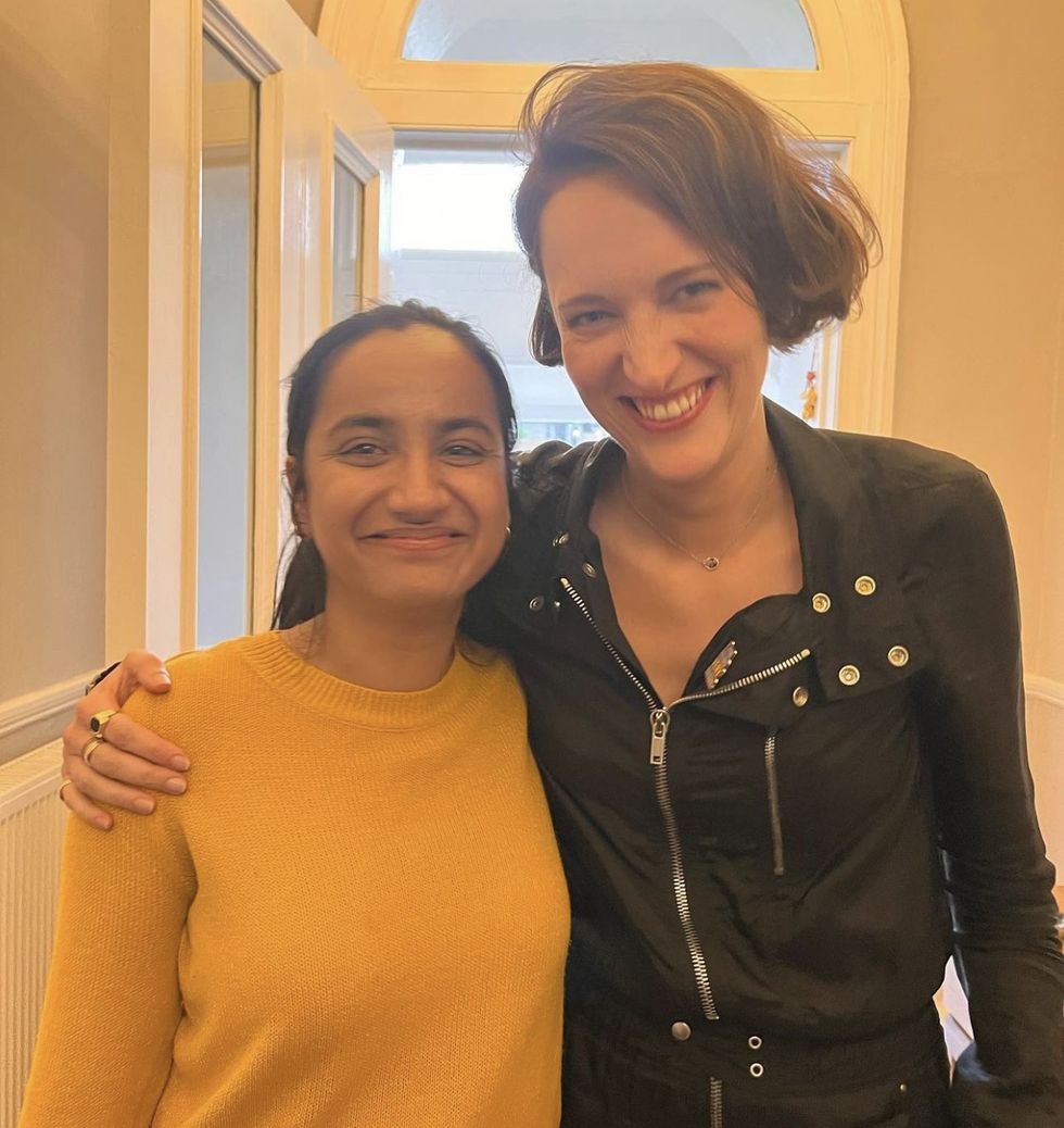 Lead inset Urooj Ashfaq and Phoebe Waller Bridge