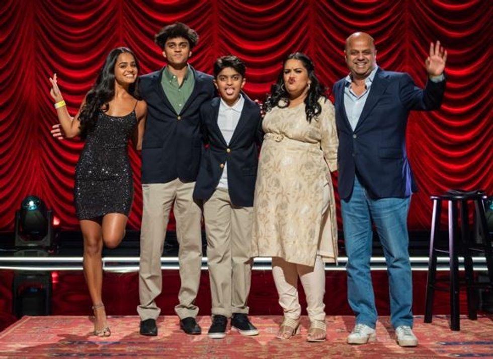 Lead inset Zarna Garg and family 5503