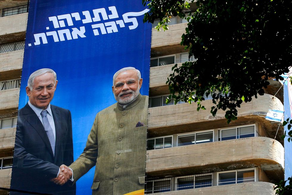 LEAD Modi INSET 5 Netanyahu GettyImages 1158264395