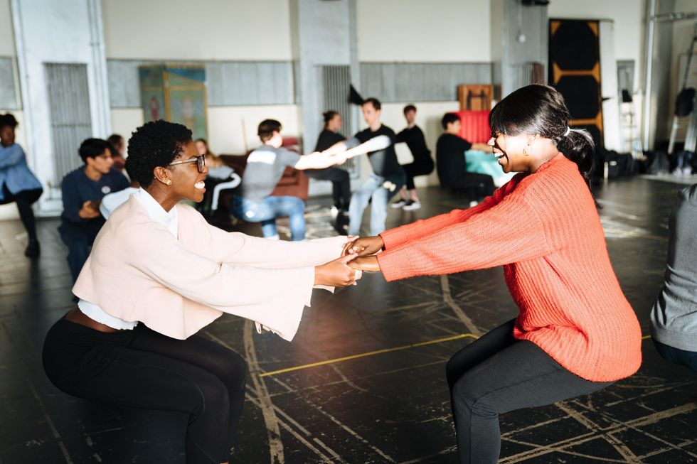 LEAD NYT 1 Rehearsals for the 2019 NYT REPs production of A Midsummer Nights Dream cred Helen Murray 2