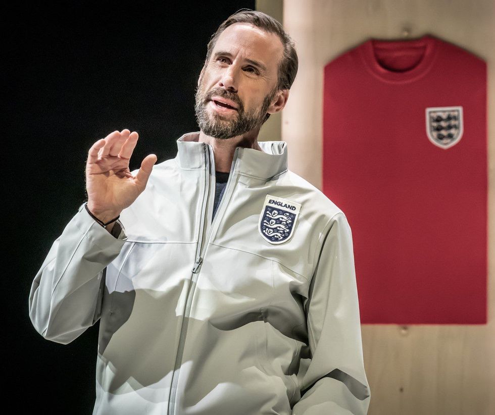 LEAD Option 1A Joseph Fiennes Gareth Southgate in Dear England at the National Theatre. Photo by Marc Brenner 0101