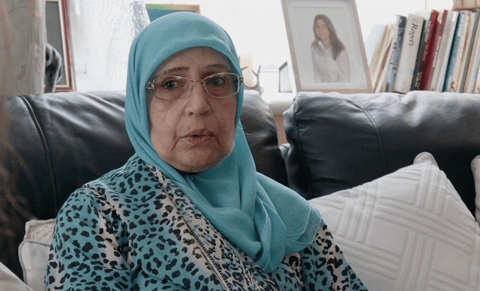 LEAD Rifco GenerAsians film Mrs H Jaffer and her granddaughter Sofia which tracks her journey from Uganda to the UK in 1972