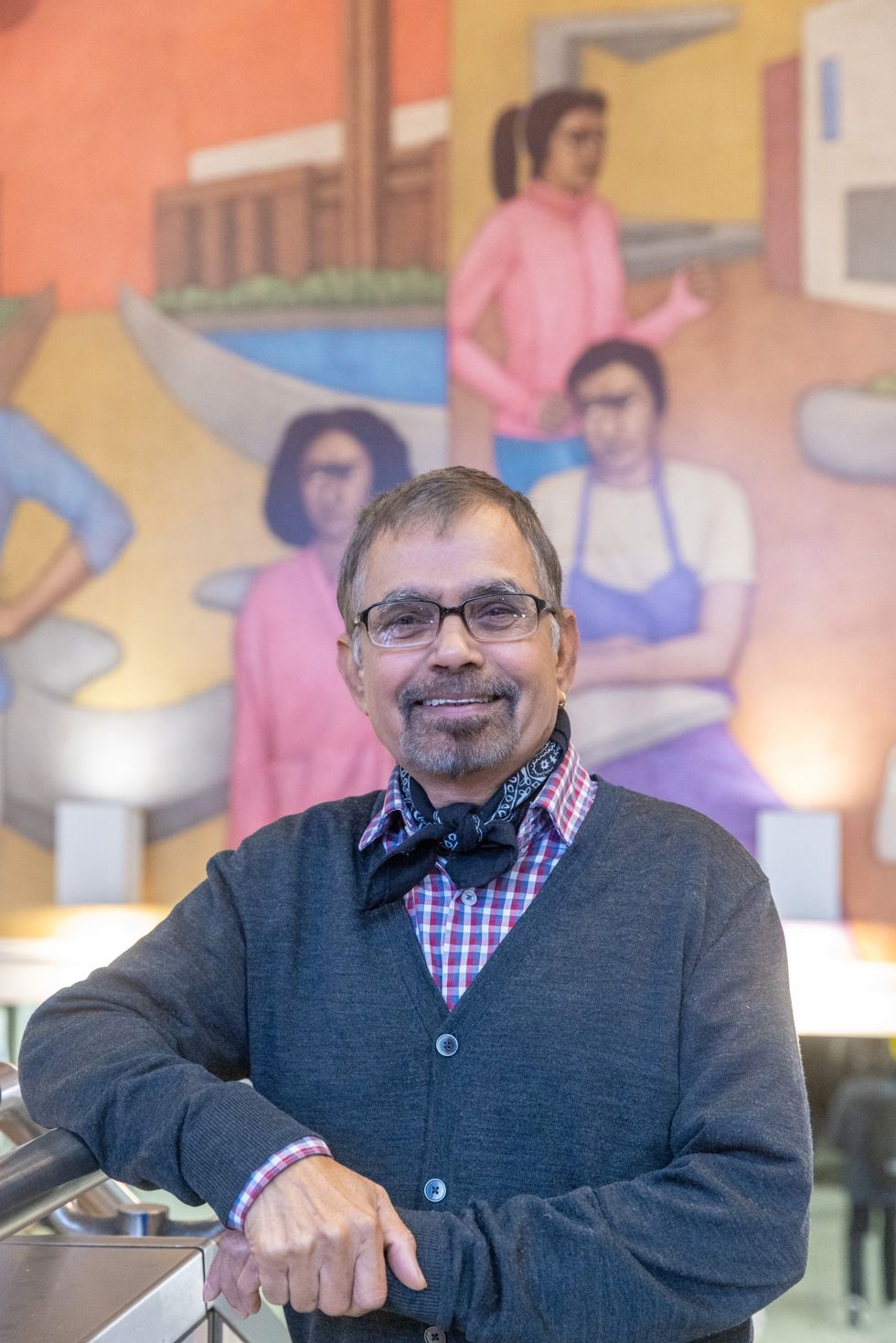 Lead Shanti Panchal ‘Endurance 2022. Brixton Underground station. Commissioned by Art on the Underground. Photo by Thierry Bal