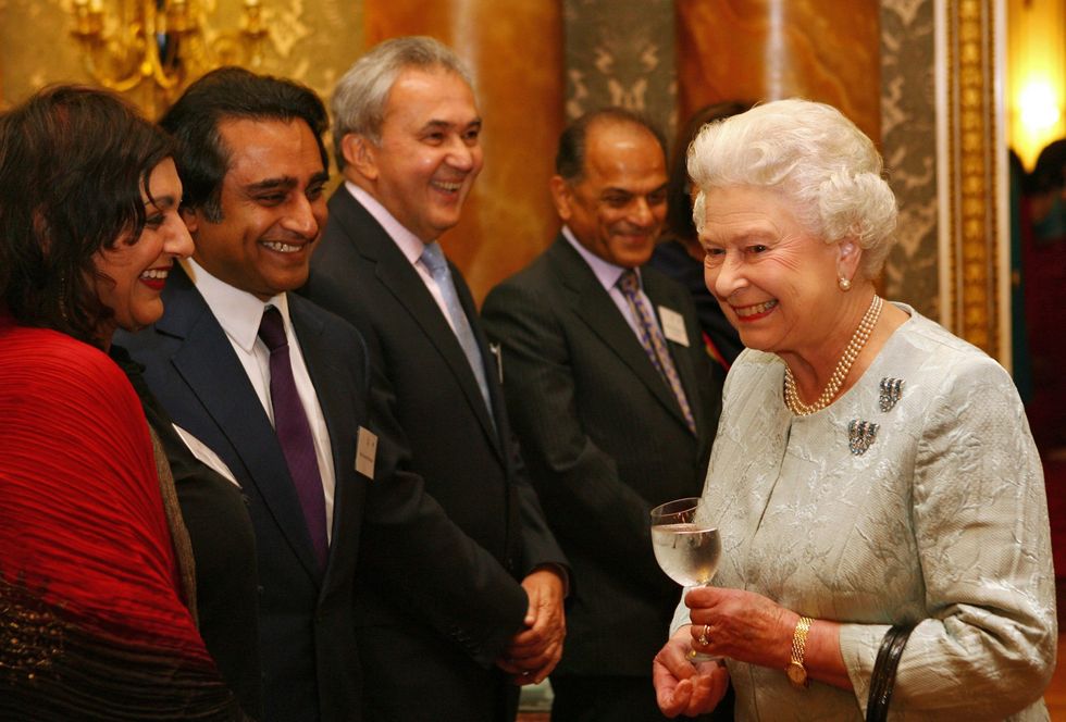 LEAD Turn Meera Syal Sanjeev Queen GettyImages 91857088