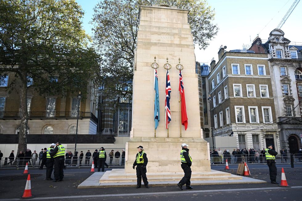 LEAD Turn Sadiq Khan INSET Cenotaph GettyImages 1775253187