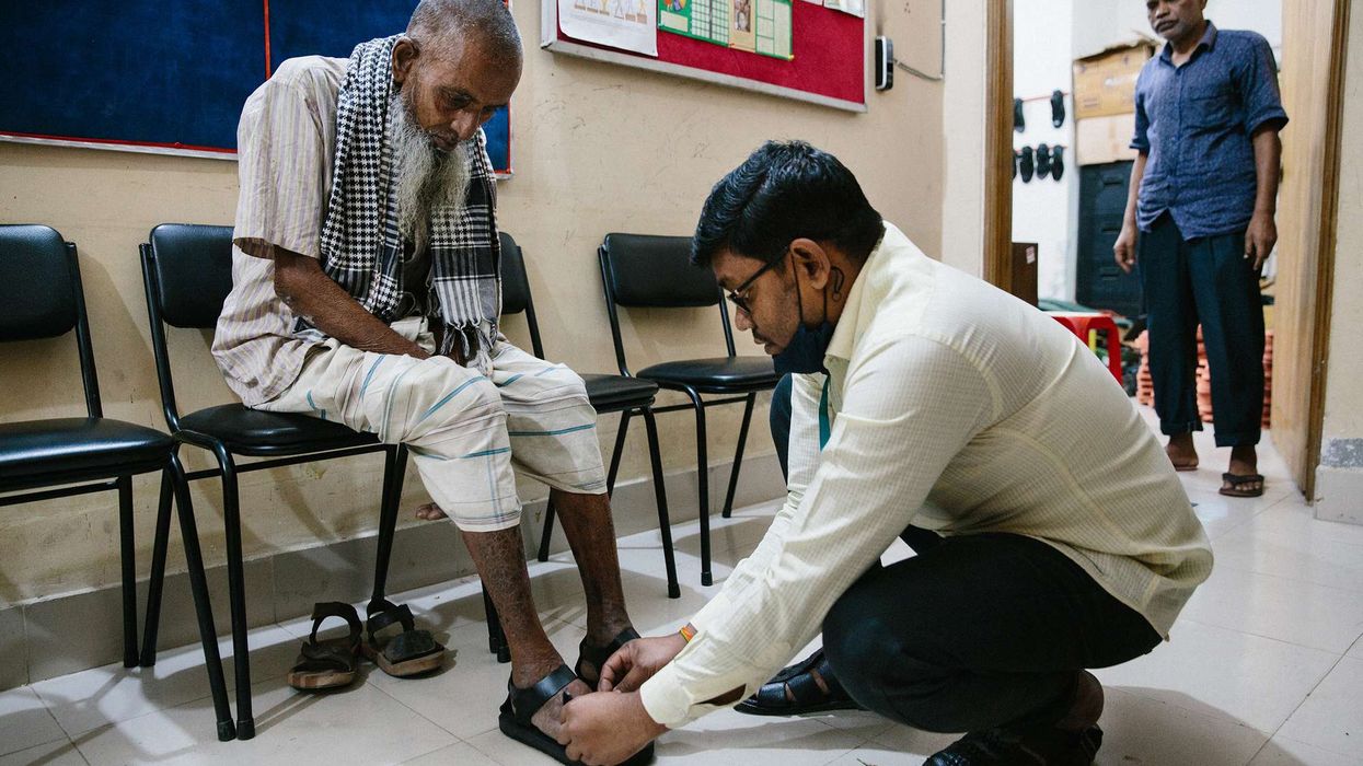 Lepra marks ‘Giving Shoesday’ with life-changing footwear for people affected by leprosy