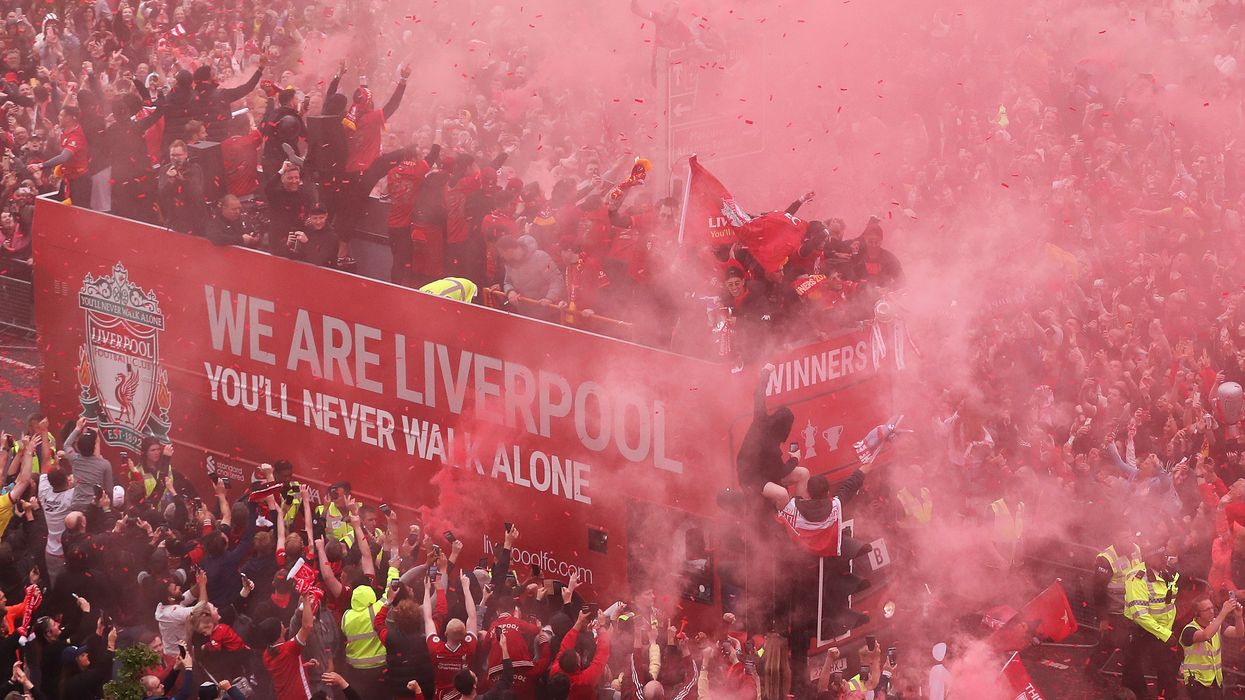 Liverpool trophy parade