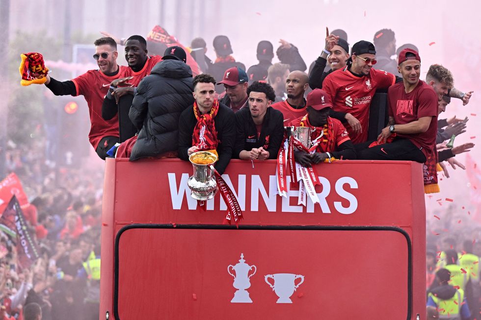 Liverpool trophy parade