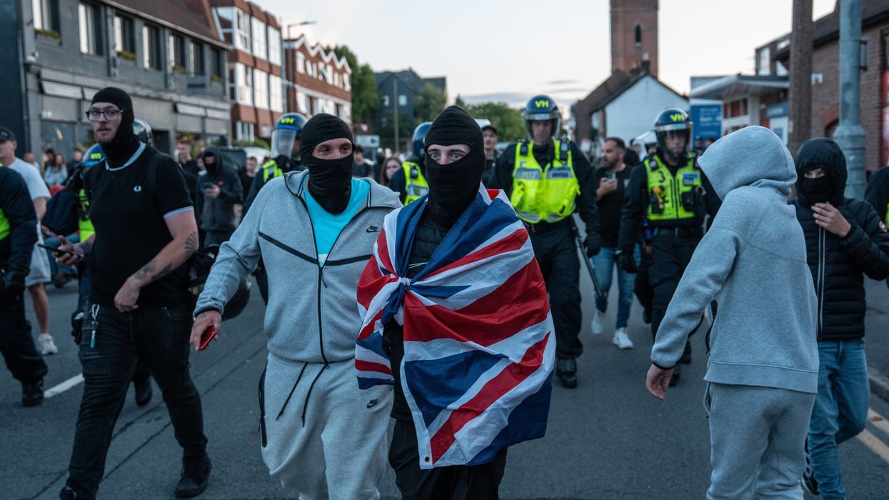 London migrant hotel protest