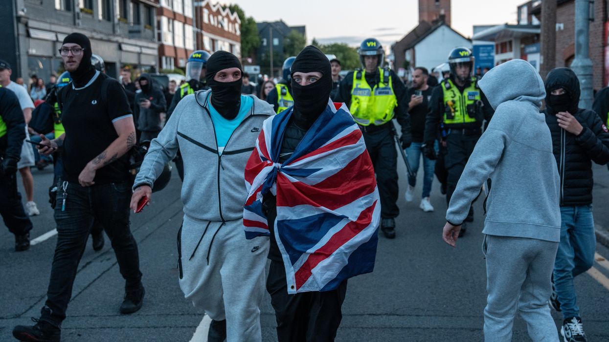 London migrant hotel protest