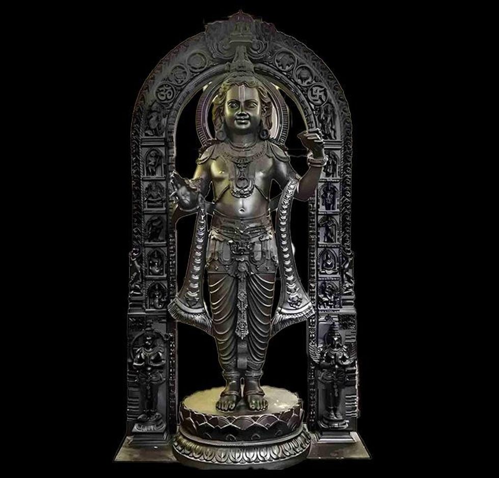 lord ram idol ayodhya replica